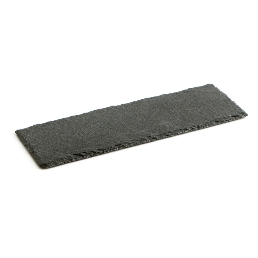 Schiefer-Effekt Keramikschale Quid Gastro Fun Schwarz (30 x 10 cm) (12 Stück)