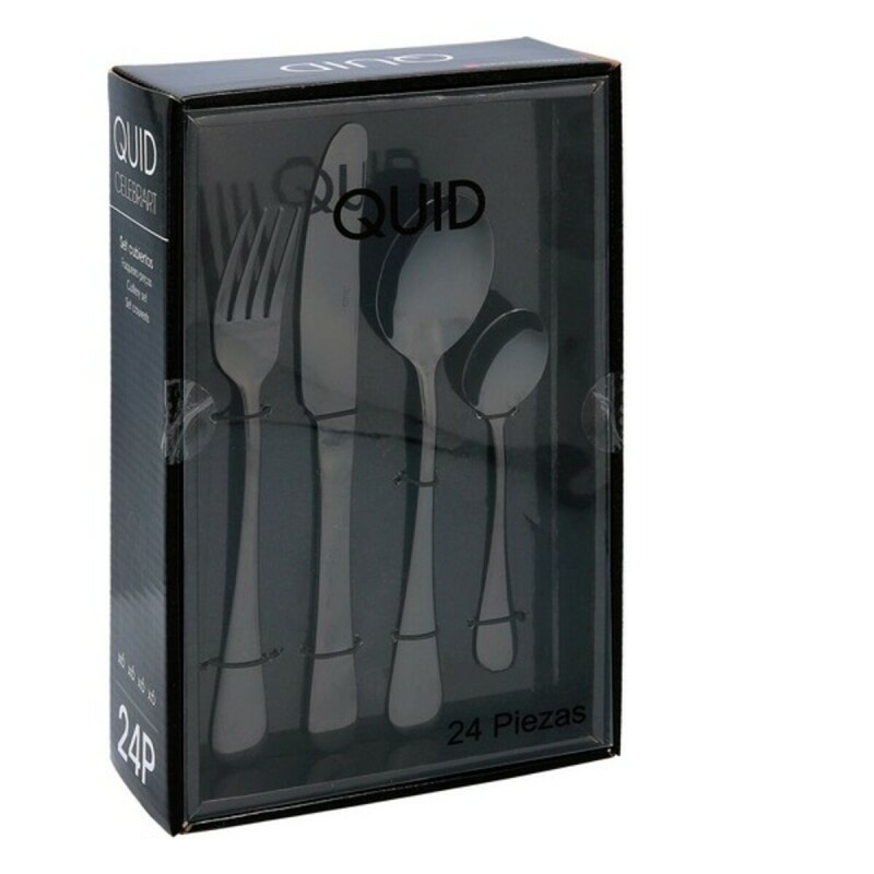 Cutlery set Quid Celebrant Metal 24 Pieces