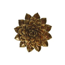 Wall Decoration DKD Home Decor Golden Flower 23 x 3 x 23 cm