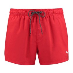 Herren Badehose Puma Swim Short Rot