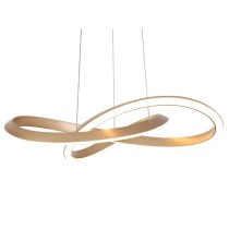 Deckenlampe Home ESPRIT Weiß Gold Silikon Aluminium 55 W 80 x 80 x 20 cm