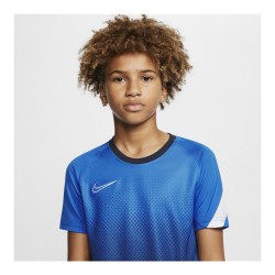 Children's Short Sleeved Football Shirt Nike  Dri-FIT Academy Blue