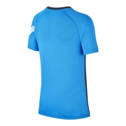 Children's Short Sleeved Football Shirt Nike  Dri-FIT Academy Blue