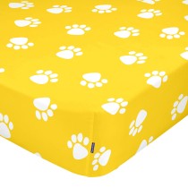 Fitted sheet HappyFriday MR FOX Yellow 70 x 140 x 14 cm