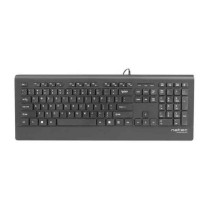 Clavier Natec NKL-1717 Noir Espagnol