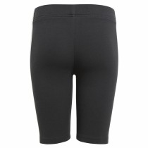 Leggings de Sport pour Enfants Adidas Essentials 3 Stripes Noir