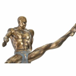 Deko-Figur DKD Home Decor Welt Gold Harz Turner Moderne (29 x 16 x 33 cm)