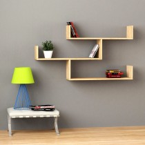 Shelve Alexandra House Living Oak Wood MDP 119 x 67 x 22 cm