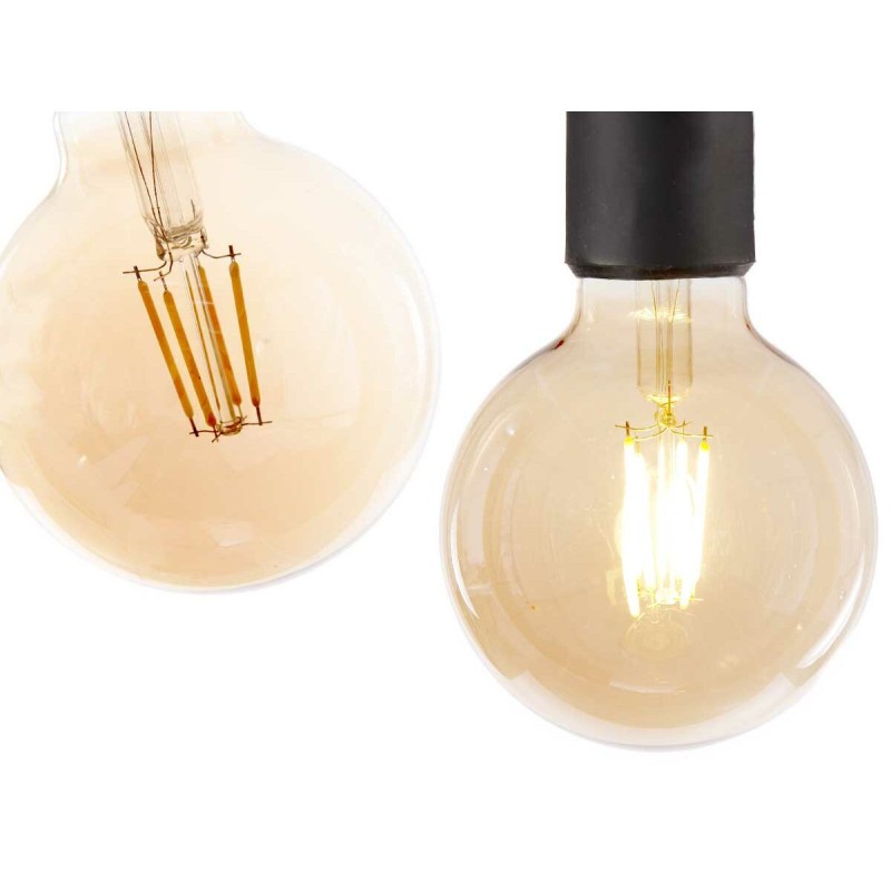 LED lamp Vintage E27 Transparent 4 W 9,5 x 14 x 9,5 cm (12 Units)