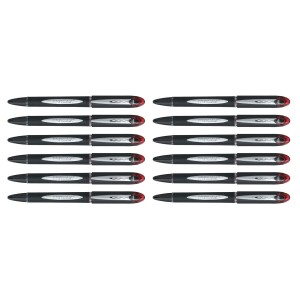 Biros à encre liquide Uni-Ball Rollerball Jestsream SX-210 Rouge 12 Unités