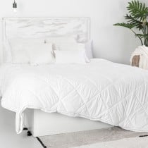 Duvet HappyFriday Basic White 120 + 250 g/m² 260 x 240 cm (2 Pieces)