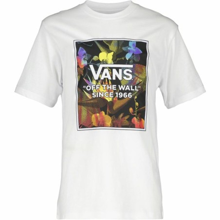 Jungen Kurzarm-T-Shirt Vans Flowers Weiß