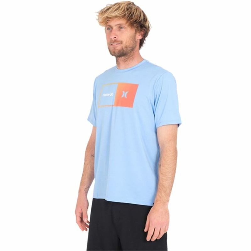 T-shirt à manches courtes homme Hurley Halfer Gradient UPF Bleu