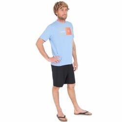 T-shirt à manches courtes homme Hurley Halfer Gradient UPF Bleu