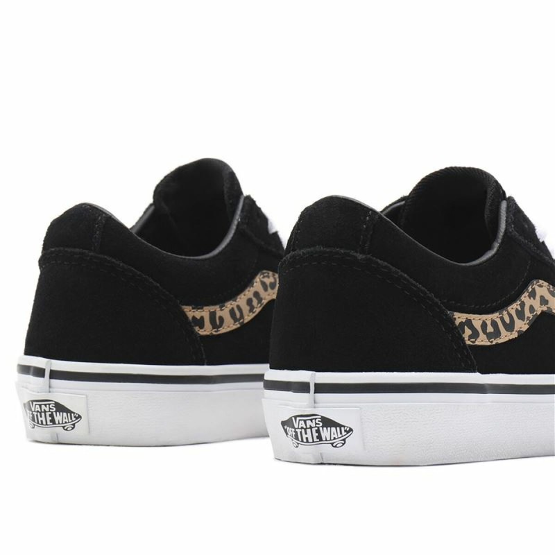 Chaussures casual enfant Vans Ward Suede Noir Léopard