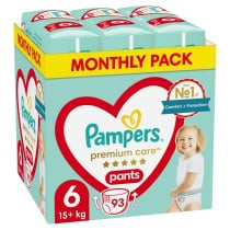 Couches jetables Pampers Premium 15-25 kg 6 (93 Unités)