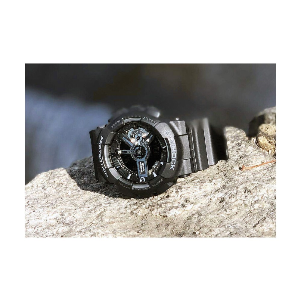 Montre Homme Casio G-Shock CLASSIC Noir Argenté (Ø 55 mm)