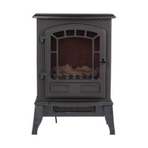 Cheminée murale électrique décorative Classic Fire Torino Noir 2000 W 56,5 x 24 x 38 cm