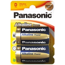 Piles Alcalines Panasonic Corp. Bronze LR20 1,5 V Type D (2 Unités)