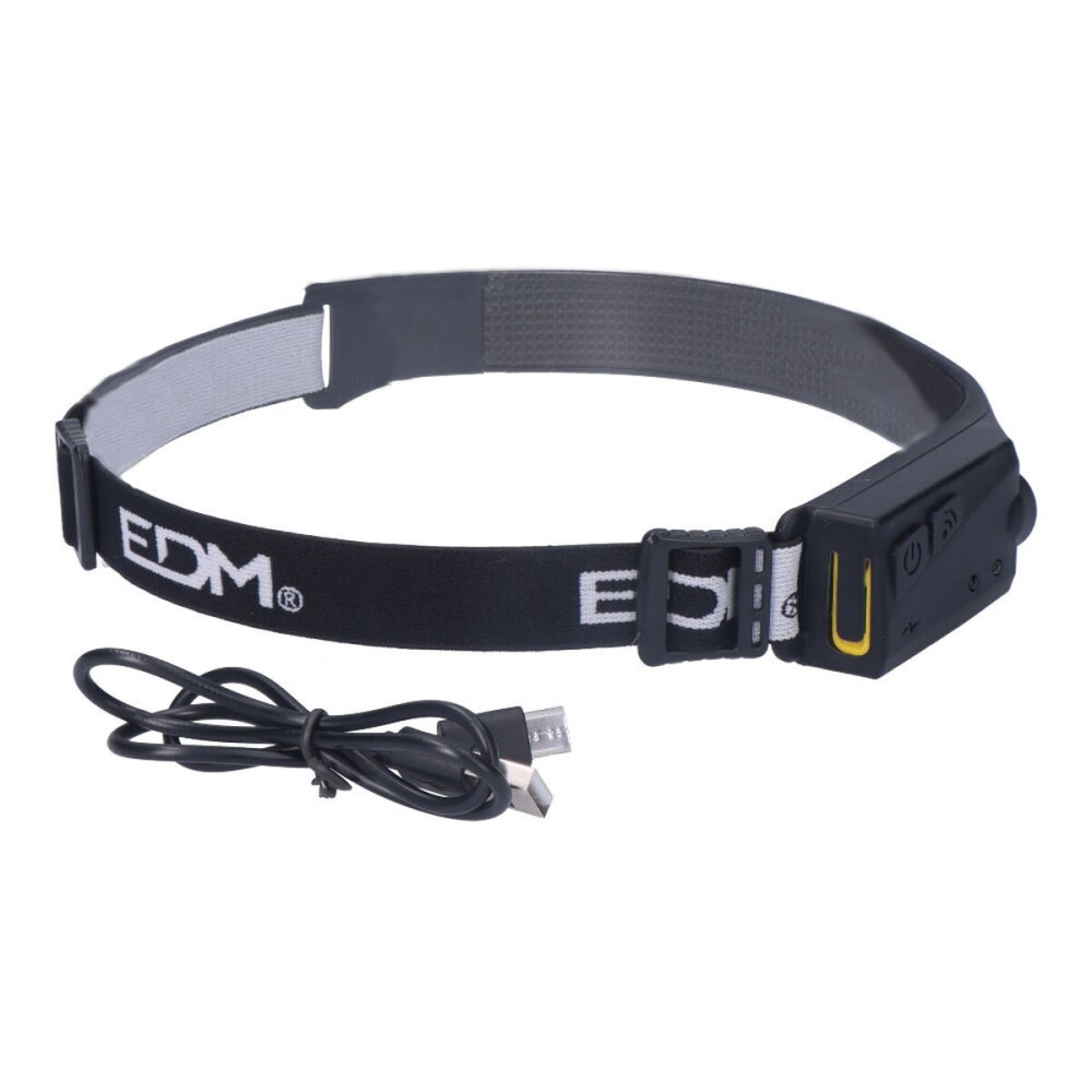 LED Head Torch EDM 36127 Cob + Spot 3 W 8 W 90 Lm 280 lm