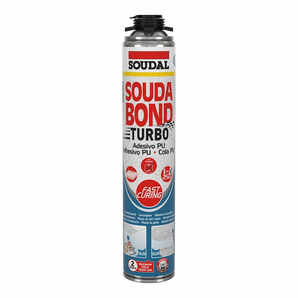 Foam Soudal SoudaBond Turbo Polyurethane Gun 750 ml