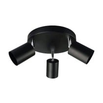 Ceiling Light EDM 32035 Black Metal 50 W Ø 20 x 9 x 14,6 cm GU10