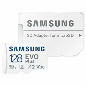 Carte Mémoire Micro SD avec Adaptateur Samsung EVO Plus 2023 128 GB