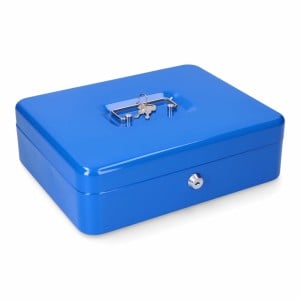 Safe-deposit box Micel CFC09 M13400 Blue Steel 30 x 24 x 9 cm 300 x 240 x 90 mm