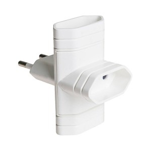 Multiprise Solera 6009 Triple 250 V Blanc 10 A 2300 W