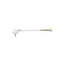 Power Cord Solera 7000/1 Schuko 4,8 mm 1 m White 250 V 16 A 3 x 1,5 mm