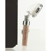 Shower Rose 5five Simply Smart Transparent ABS Chromed Ø 7,9 x 7,5 x 24,5 cm Mineral and relaxing stones