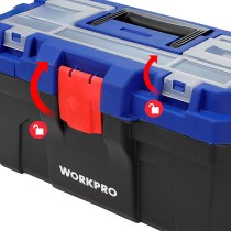 Toolbox Workpro PVC Plastic 41 x 23 x 20,5 cm