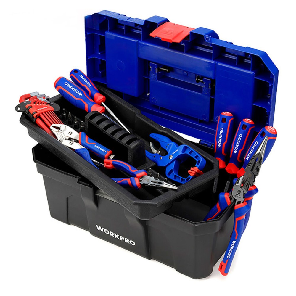 Toolbox Workpro PVC Plastic 41 x 23 x 20,5 cm