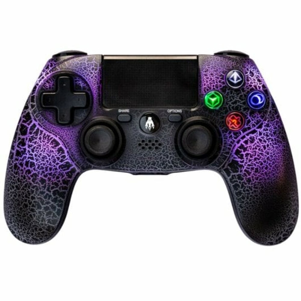 Wireless Gaming Controller Indeca RGB T-REX Purple PlayStation 4