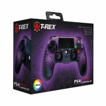 Wireless Gaming Controller Indeca RGB T-REX Purple PlayStation 4