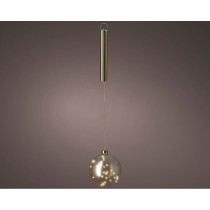 Christmas Bauble Lumineo Golden Crystal For hanging MicroLED