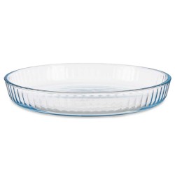 Plateau pour Four Transparent Verre Borosilicaté 31,2 x 5 x 5 cm (6 Unités)