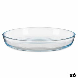 Plateau pour Four Vivalto 45214 Transparent Verre Borosilicaté 31,5 x 5 x 31,5 cm (6 Unités)