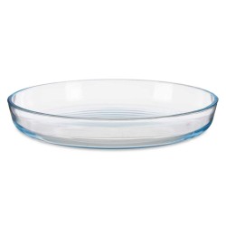 Plateau pour Four Vivalto 45214 Transparent Verre Borosilicaté 31,5 x 5 x 31,5 cm (6 Unités)