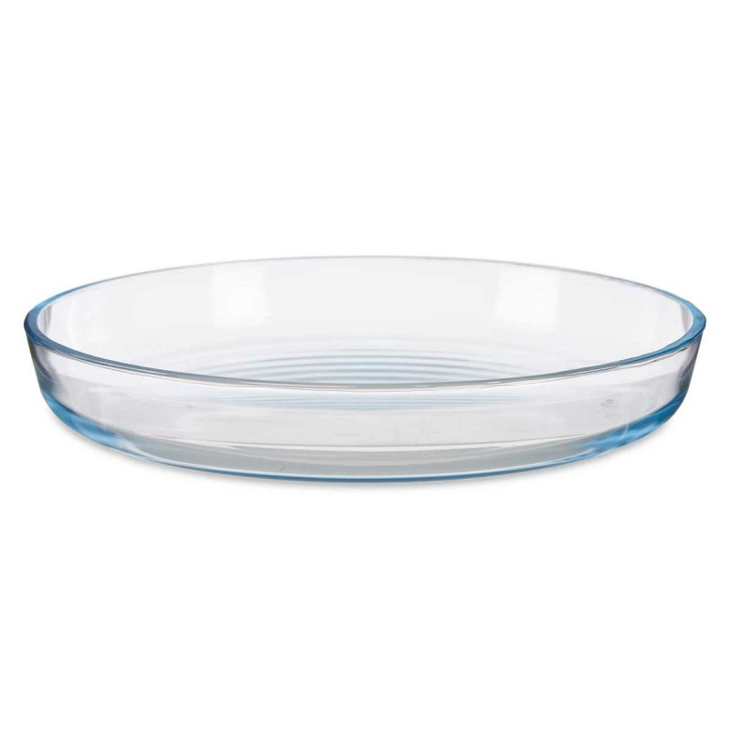 Plateau pour Four Vivalto 45214 Transparent Verre Borosilicaté 31,5 x 5 x 31,5 cm (6 Unités)