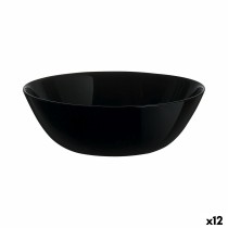 Schüssel für Vorspeisen Luminarc Zelie Negro Schwarz Glas (12 Stück)