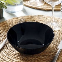 Snack Bowl Luminarc Zelie Negro Black Glass (12 Units)