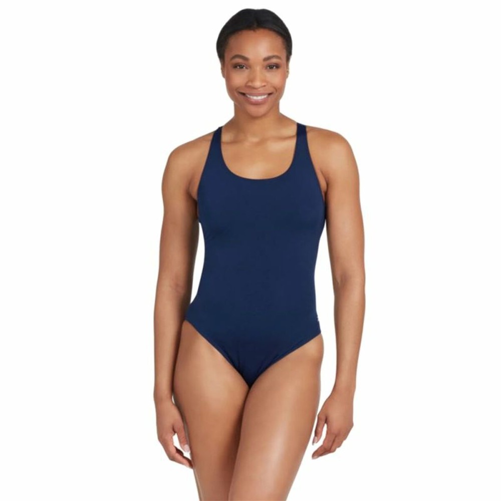 Damen Badeanzug Zoggs Cottesloe Powerback Marineblau