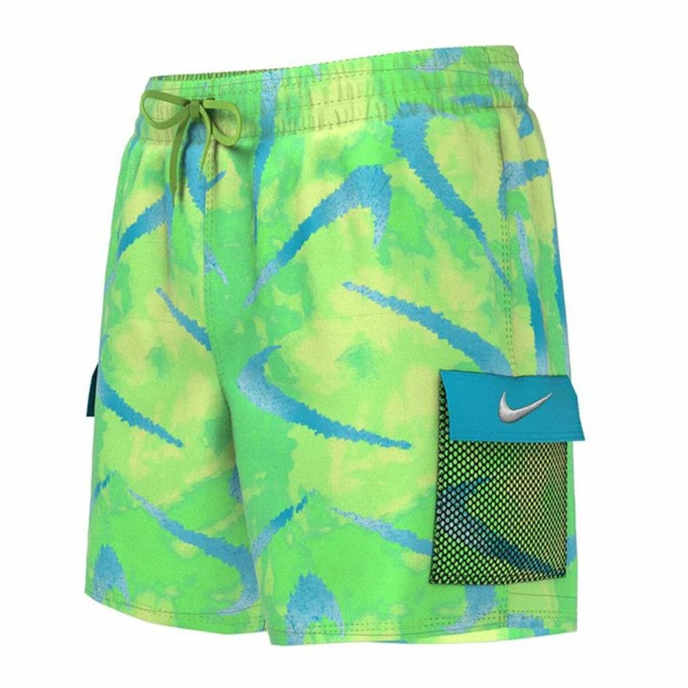 Sportshorts für Kinder Nike Zitronengrün