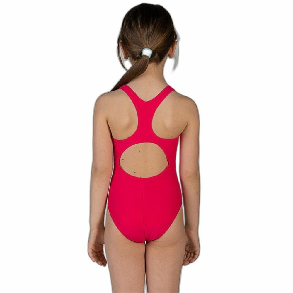 Maillot de Bain Fille Aquarapid Costume Intero Fizzy Rouge Rouge carmin