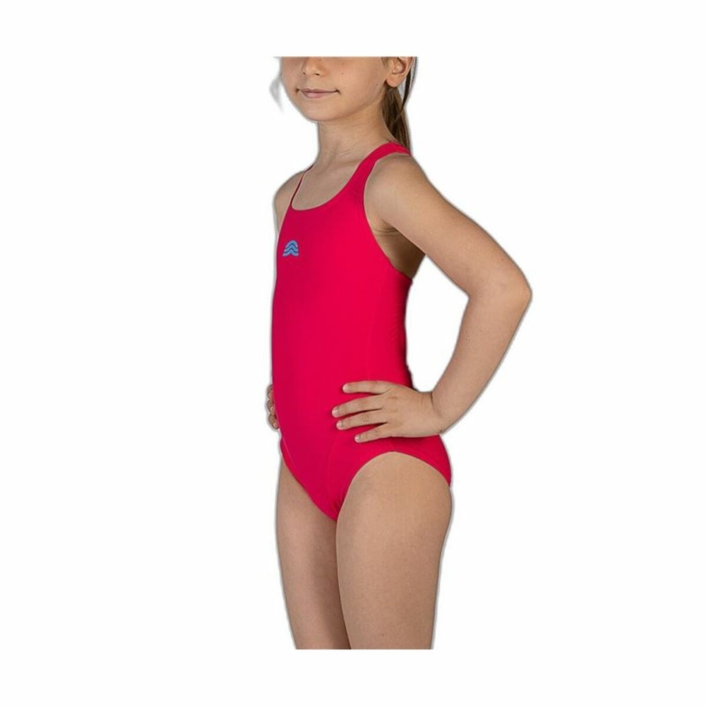 Maillot de Bain Fille Aquarapid Costume Intero Fizzy Rouge Rouge carmin