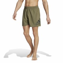 Herren Badehose Adidas Clx Sh Sl grün Khaki