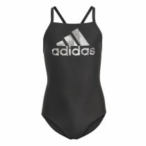 Maillot de Bain Fille Adidas Big Logo Noir