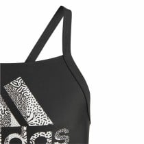 Maillot de Bain Fille Adidas Big Logo Noir