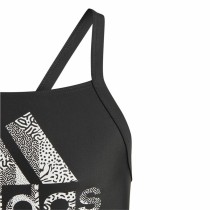 Swimsuit for Girls Adidas Big Logo Black